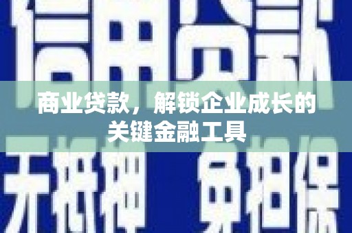 梧州商业贷款，解锁企业成长的关键金融工具