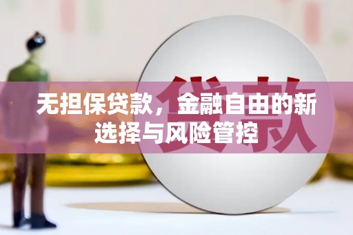 安康无担保贷款，金融自由的新选择与风险管控