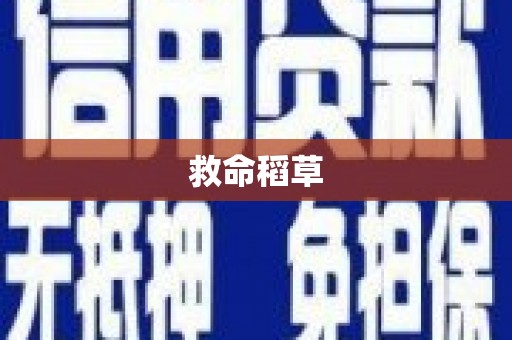 资溪救命稻草