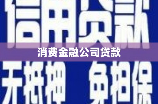 行唐消费金融公司贷款