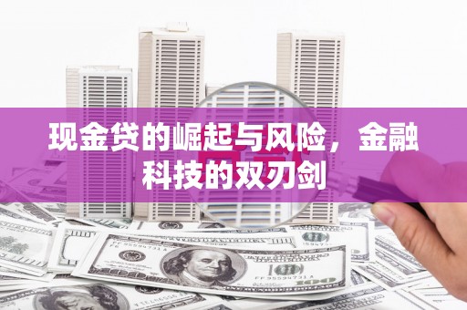 安陆现金贷的崛起与风险，金融科技的双刃剑