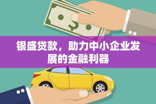 兴隆银盛贷款，助力中小企业发展的金融利器
