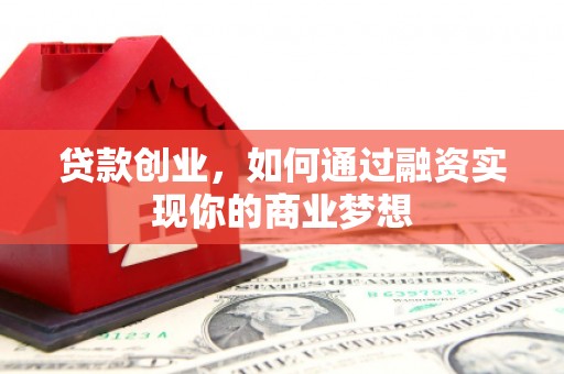 苍南贷款创业，如何通过融资实现你的商业梦想