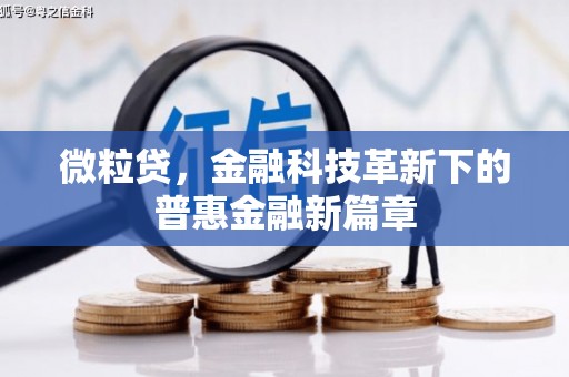 涿州微粒贷，金融科技革新下的普惠金融新篇章