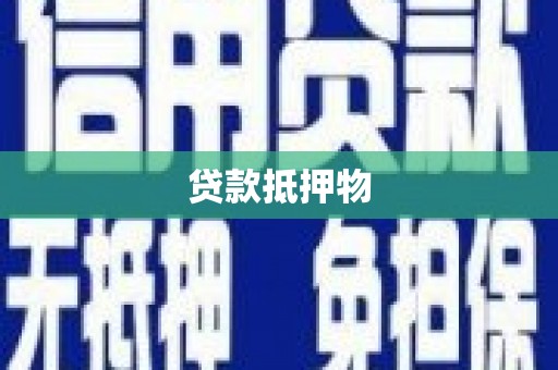南沙贷款抵押物