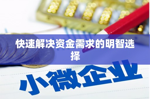 兴县快速解决资金需求的明智选择